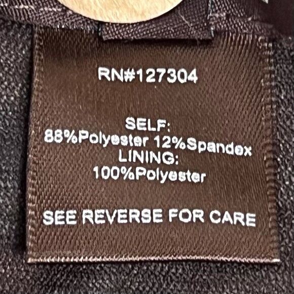 Long Blazer Jacket Multiples Top Brown Cream Teal Paisley NWT Plus Sz 2X - Picture 9 of 12